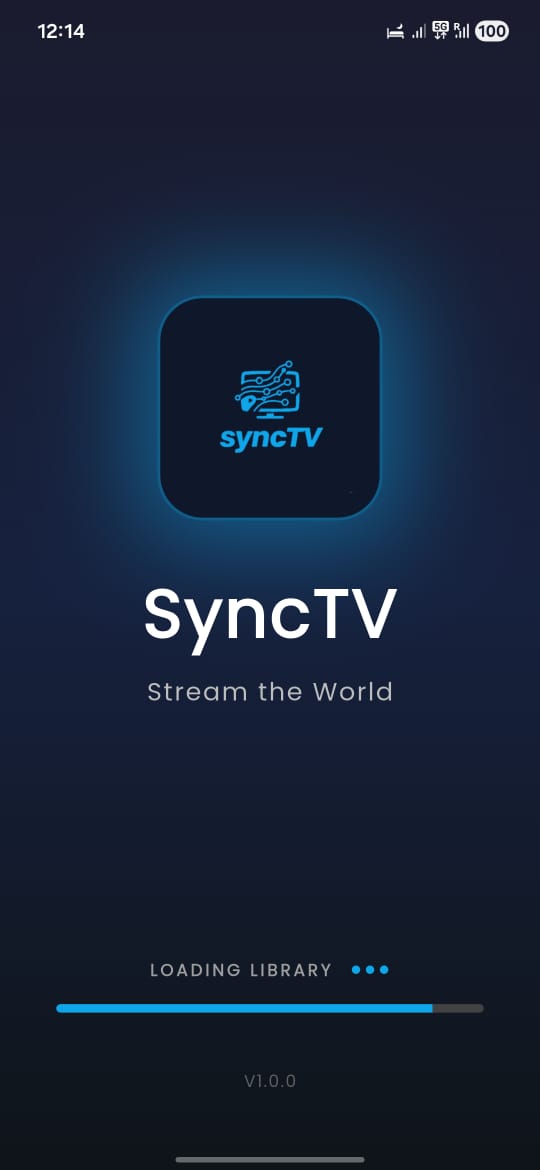 SyncTV Splash Screen